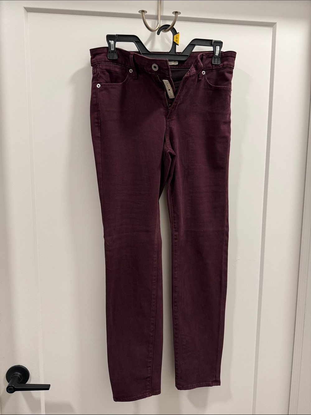 Lucky Brand Skinny Jeans in Deep Plum